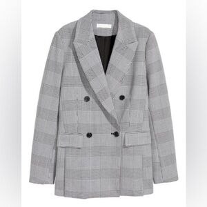 H&M Women’s Double Breasted Woven Fitted Lined Blazer in size 6